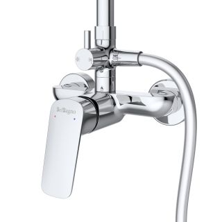 Душевая стойка со смесителем BelBagno DUE-DOCM-CRM